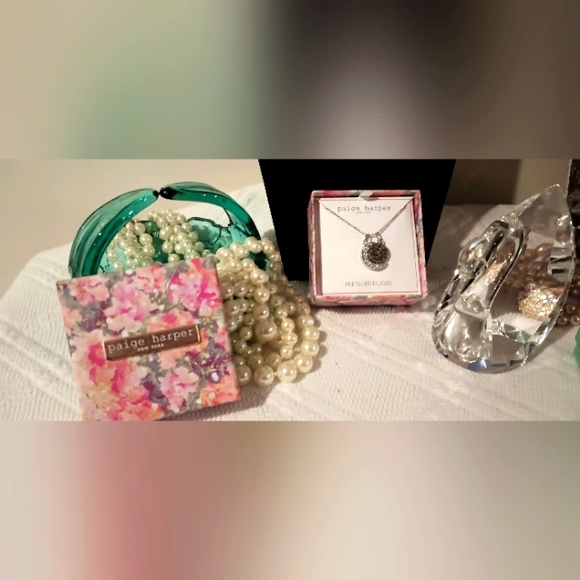 "I Love You to the Moon and Back" Necklace Silver Plated Paige Harper New York - Picture 4 of 11